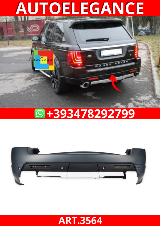 ART.3564 Paraurti posteriore Autobiography Look Range Rover Sport L320 05-12