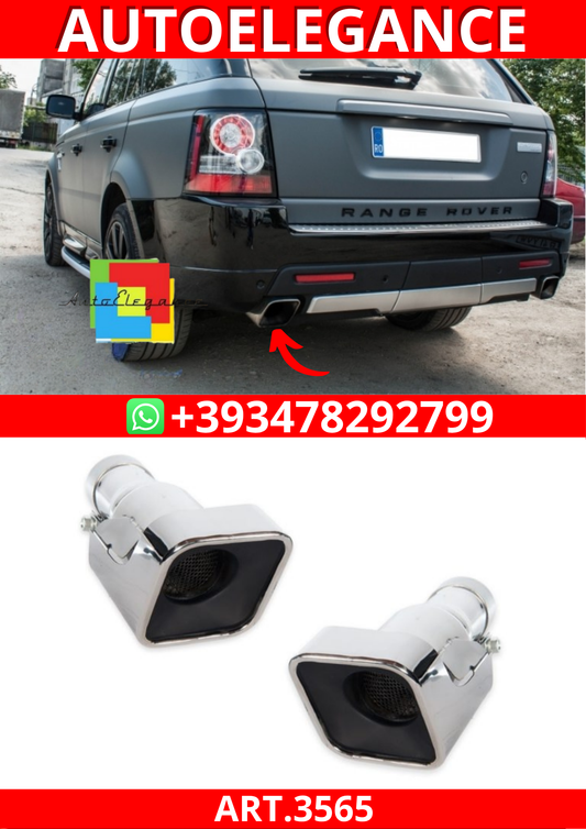 ART.3565 Terminali scarico Autobiography Look Range Rover Sport L320 05-12