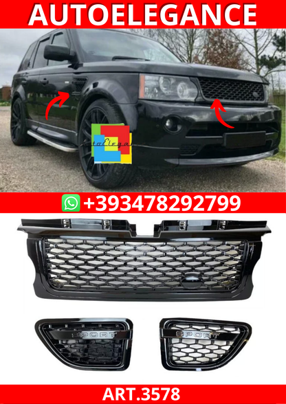 ART.3578  Griglia Range Rover Sport L320 2005-2009 Autobiography Nero lucido