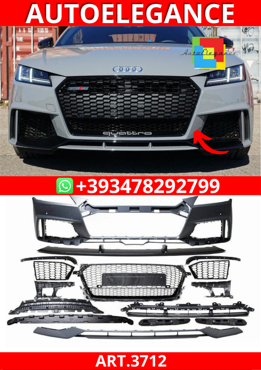 ART.3712  Paraurti anteriore TT RS Look per Audi TT 2014+