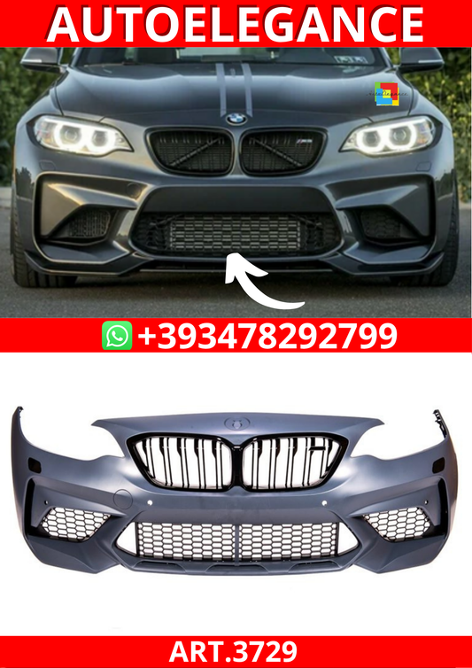 ART.3729 Paraurti anteriore M2C Look SRA  Bmw 2 (F22, F23) 2012+