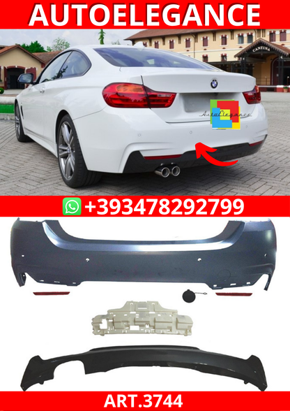 ART.3744   Paraurti posteriore M-Sport Look per Bmw 4 (F32, F33) F36 13-20