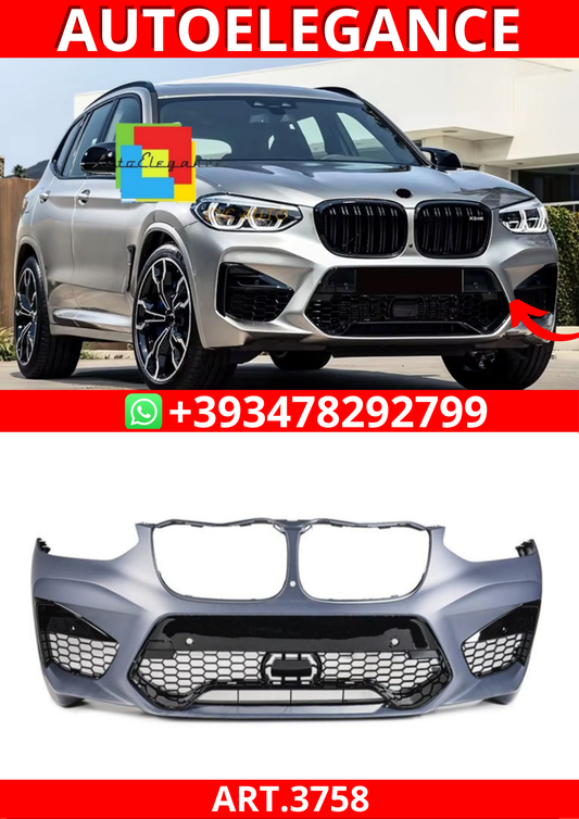 ART.3758 Paraurti anteriore X3M/X4M Look per Bmw X3 G01, X4 G02 (2017-2021)
