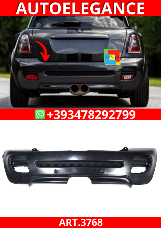 ART.3768 Paraurti posteriore JCW Look per MINI (R56) (2006-2013) Cooper