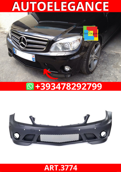ART.3774 Paraurti anteriore C63 Look per Mercedes Classe C W204  2007-2011