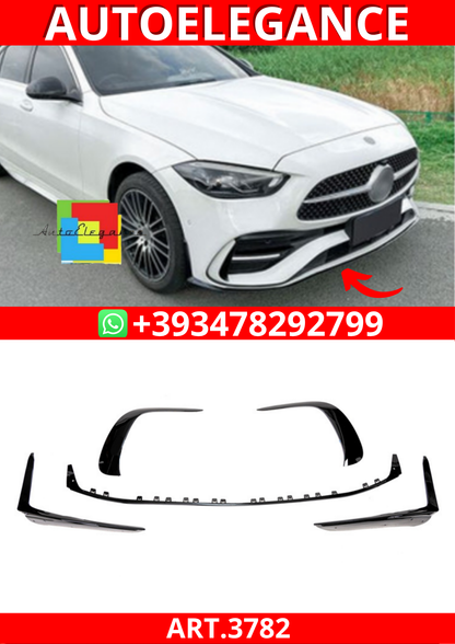 ART.3782  Spliter anteriori nere per Mercedes Classe C (W206)2021-On