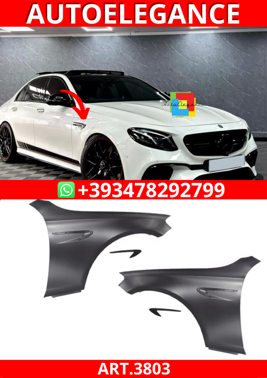 ART.3803 Parafanghi E63 AMG Look per Mercedes Classe E (W213) (2016-2023)