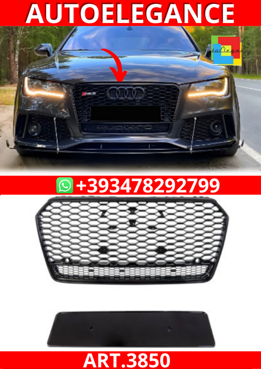 ART.3850   Griglia anteriore RS7 Look Audi A7 (4G)  (2014-2018)