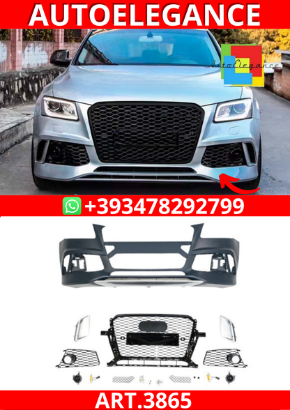ART.3865 Paraurti anteriore RS Look per Audi Q5 (8R) Facelift (2012-2017)