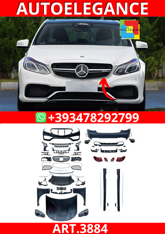 ART.3884  Bodykit per Mercedes Classe E (W212) 2009-2012 a E63 AMG Facelift