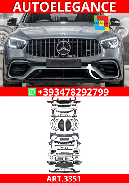 ART.3351 BODYKIT GLC 63 AMG 2020+ Facelift Look Mercedes GLC(C253) Coupé 16+