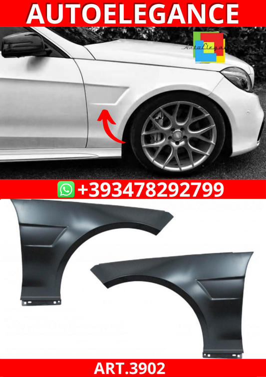 ART.3902   Parafanghi  E63 AMG Look Mercedes Classe E (W212, S212) 13-15