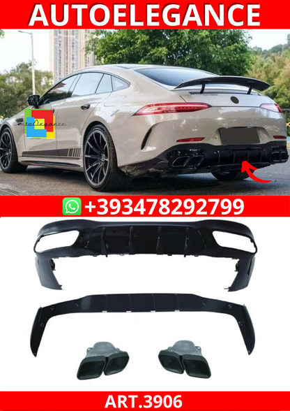ART.3906 Diffusore GT63 Look per Mercedes GT (X290) 4 Porte 2019+