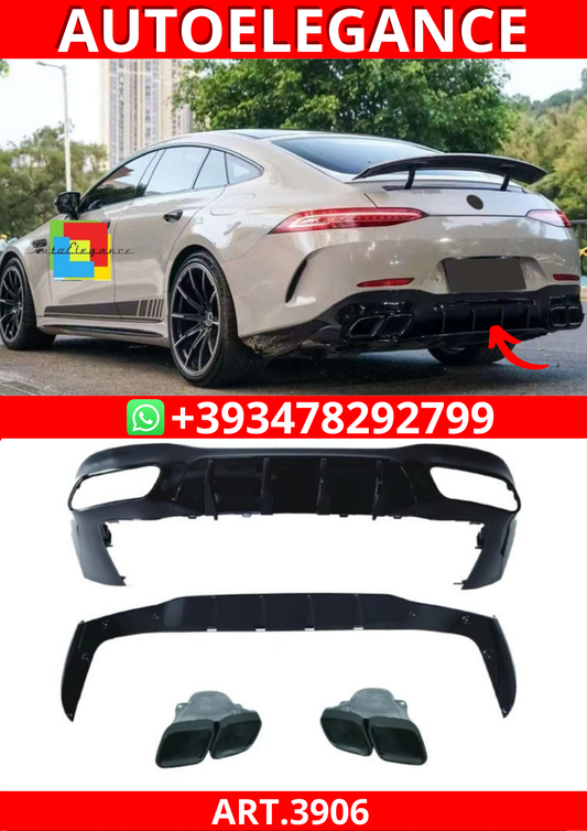 ART.3906 Diffusore GT63 Look per Mercedes GT (X290) 4 Porte 2019+