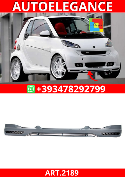 ART.2189 SOTTO PARAURTI SMART 451 2007-2014 LOOK BRABUS GREZZO