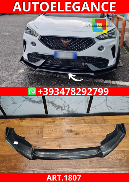 ART. 1807 SPLITTER CUPRA FORMENTOR 2020+ CUSTOM SE NERO LUCIDO