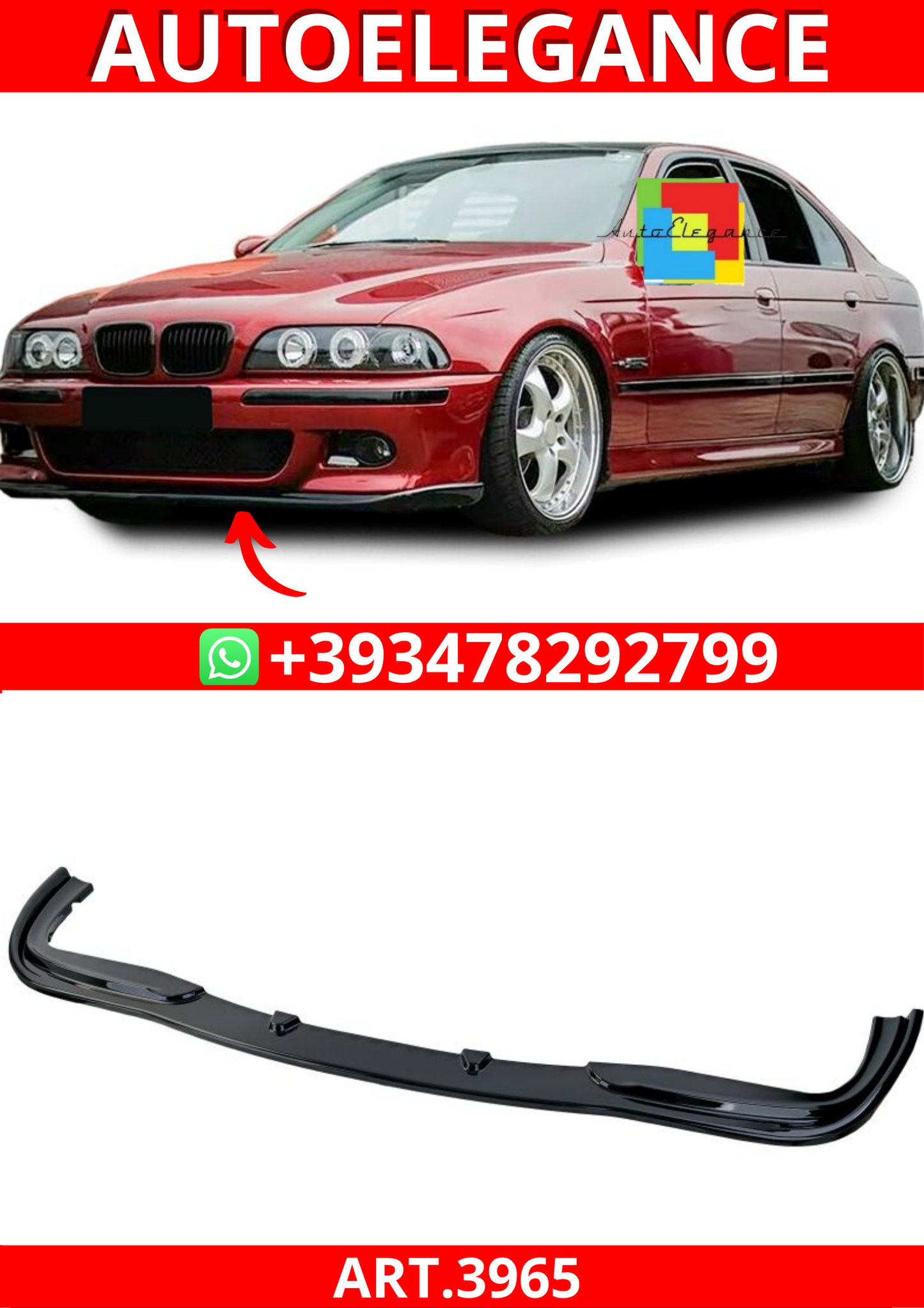 ART.3965   SPLITER BMW SERIE 5 E39 1995-2000