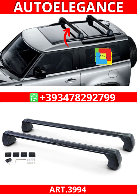 ART.3994  Barre portatutto in alluminio Land Rover Defender 90 L663 da 19