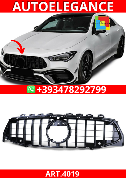 ART.4019 Griglia nero lucida Mercedes CLA C118 X118 da 19