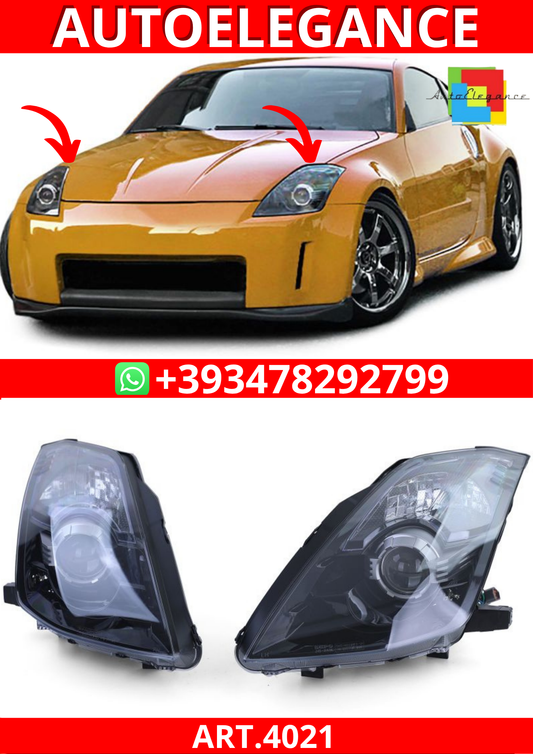 ART.4021  Fari nero per Nissan 350Z Z33 02-09