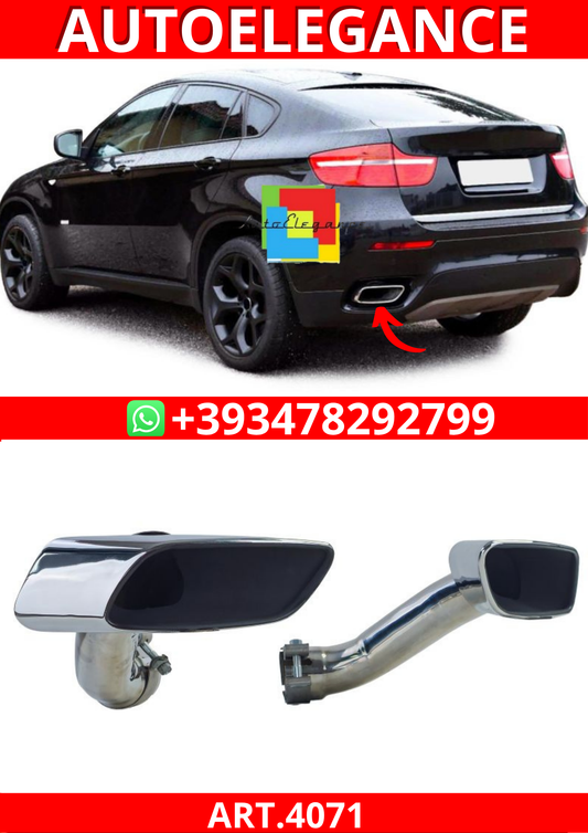 ART.4071   TERMINALI DI SCARICO BMW X6 30d 40d E71 08-14