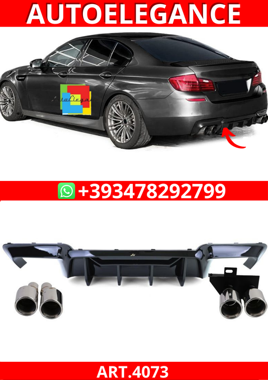 ART.4073 Diffusore + tubi di scarico BMW  SERIE 5 F10 F11