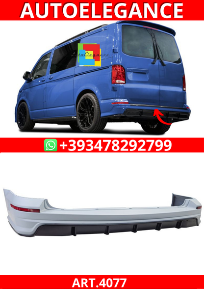 ART.4077  Paraurti posteriore+ diffusore si adatta VW Bus T6 + 6.1 (Copia)