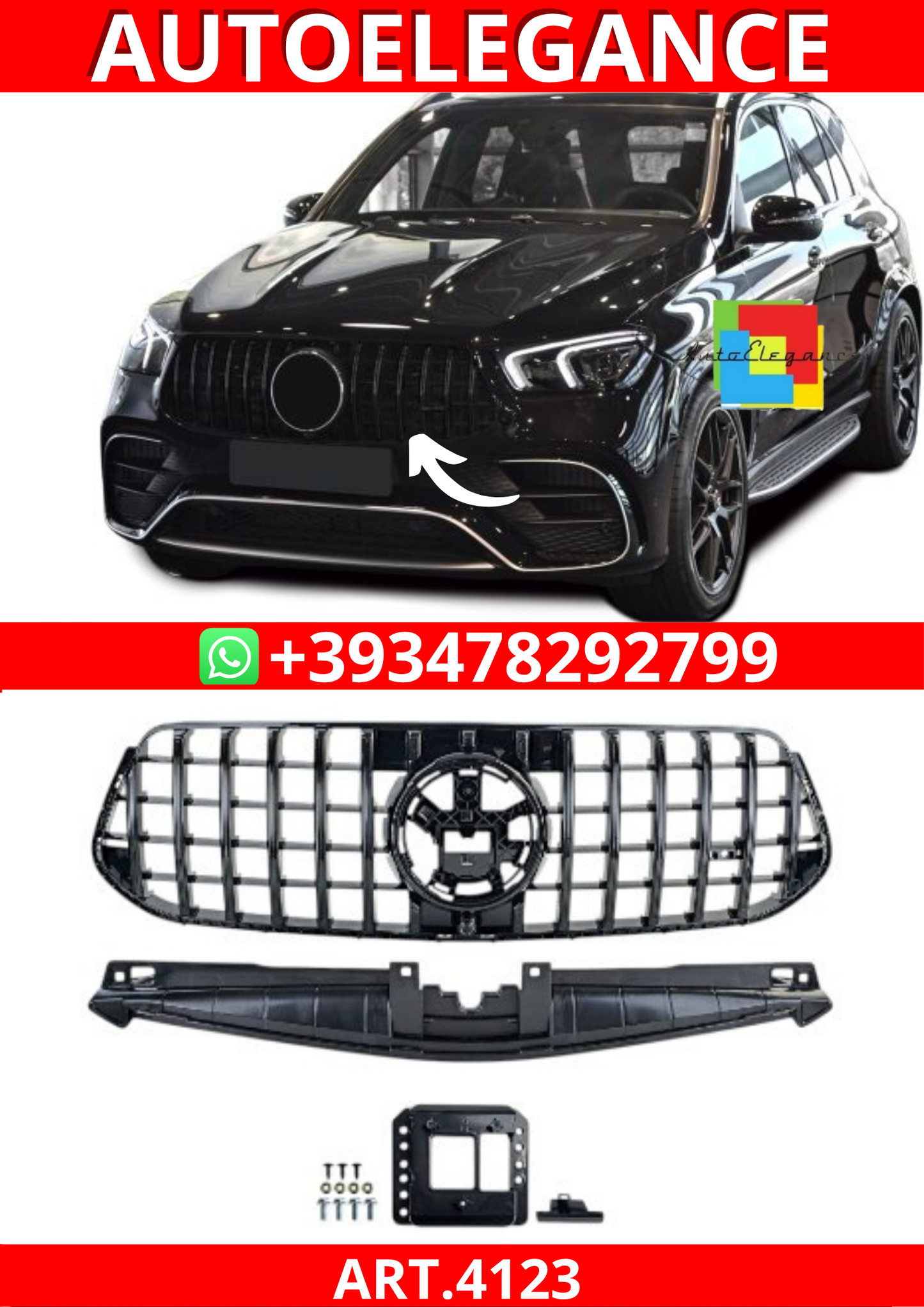 ART.4123  GRIGLIA Mercedes GLE V167 dal 2023