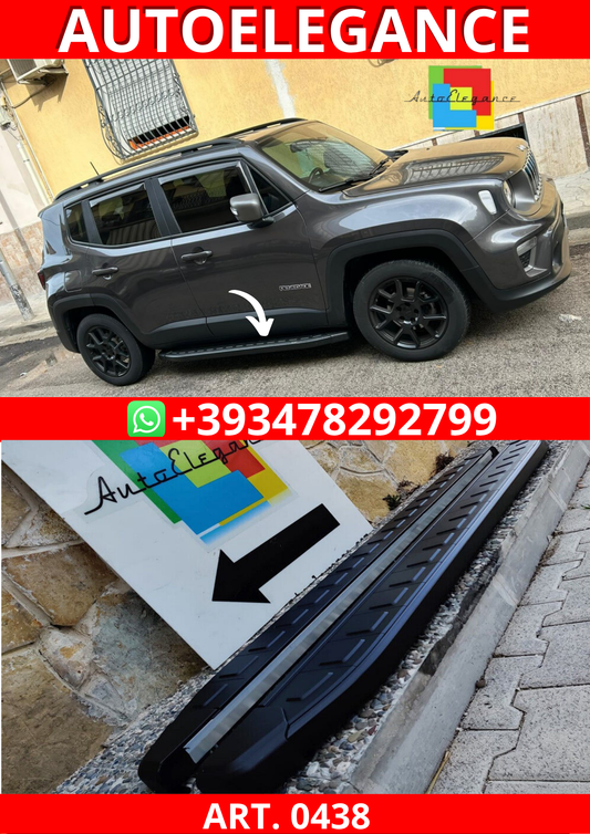 ART. 0438 PEDANE  JEEP RENEGADE 500X NERO