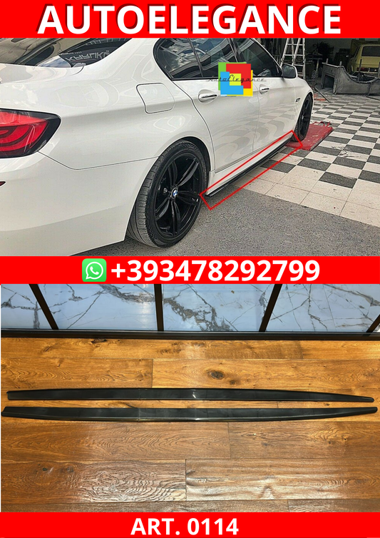 ART. 0114 SOTTO MINIGONNE BMW SERIE 5 F10 F11 NERO LUCIDO
