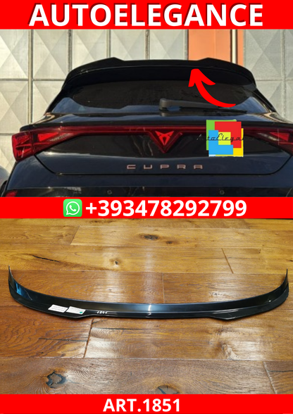 ART. 1851 SPOILER CUPRA LEON 2020+ NERO LUCIDO