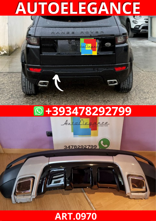 ART. 0970 PARAURTI POSTERIORE RANGE ROVER  EVOQUE L538 2010-2019