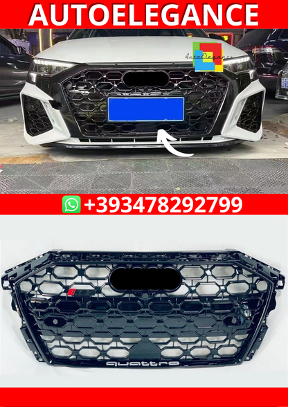 Griglia anteriore per Audi A3 8Y Sline S3 21-24