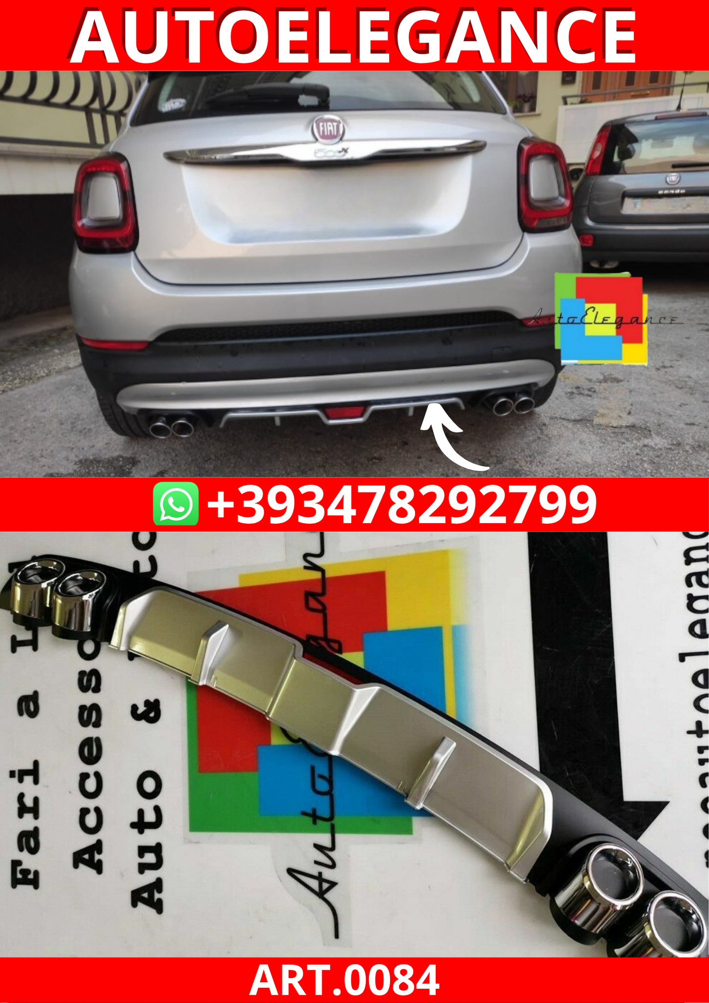 ART. 0084 DIFFUSORE FIAT 500X