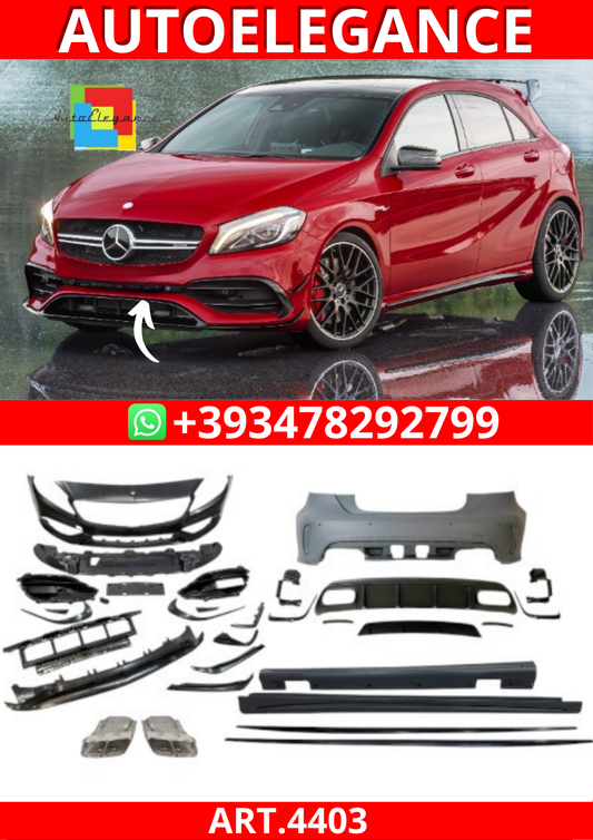ART.4403 BODYKIT Mercedes W176 A45 2016-2018 Look AMG