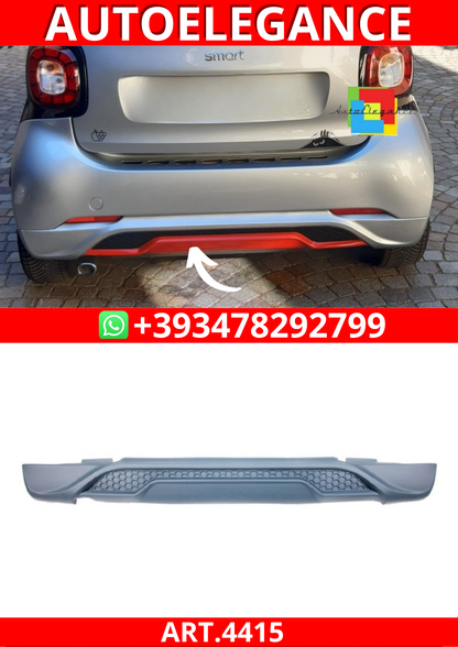 ART.4415 Diffusore paraurti posteriore per Smart ForTwo (453)2014-2020