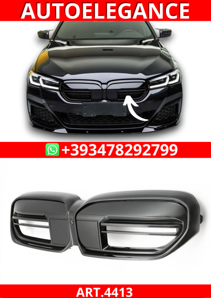 ART.4413  GRIGLIA BMW SERIE 5 G30 G31 LCI  SPORT GLOSS NERO