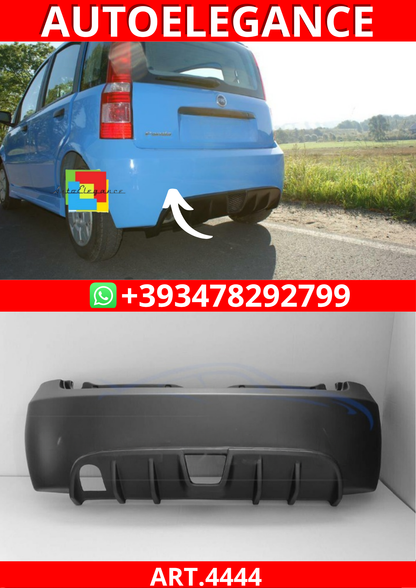 ART.4444 Paraurti posteriore per FIAT PANDA 169 2003-2012