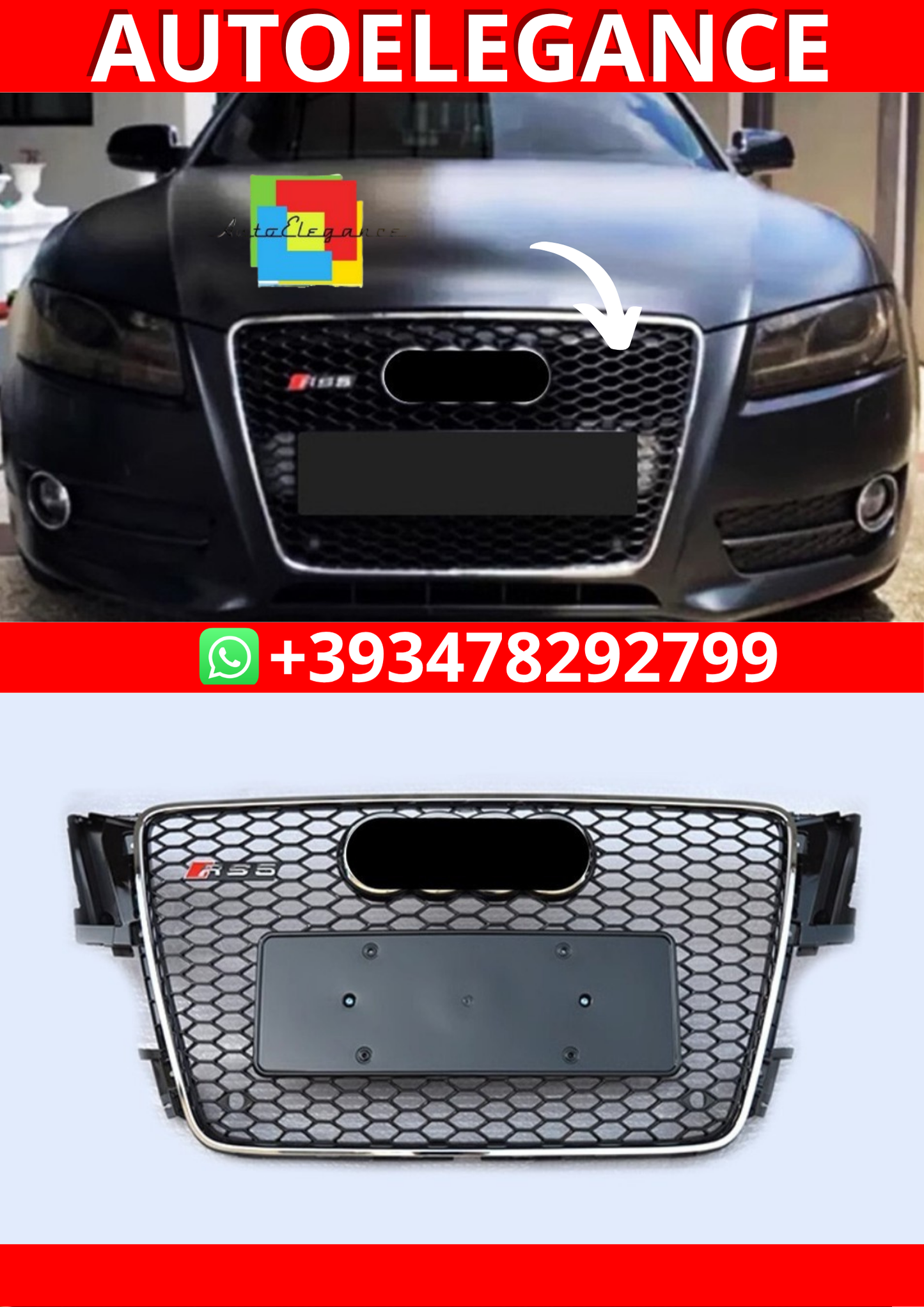 Griglia Audi A5 B8 Sline S5 2007-2011