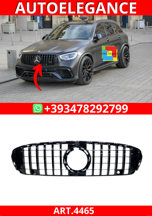 ART.4465 GRIGLIA Mercedes GLC X253 2020 Look GT Black II Fotocamera
