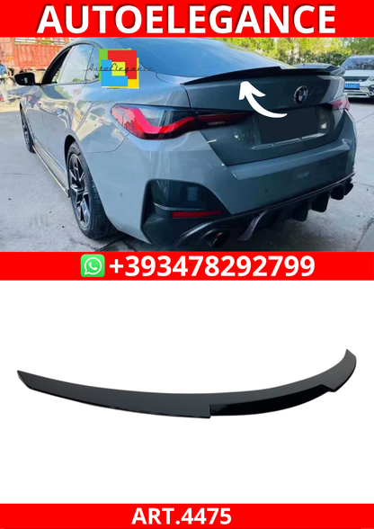 ART.4475 SPOLIER Bmw G26 Look M4 Nero lucido