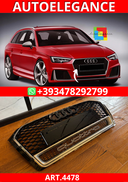 ART.4478 GRIGLIA AUDI A4 B9 2015-2019 LOOK RS4