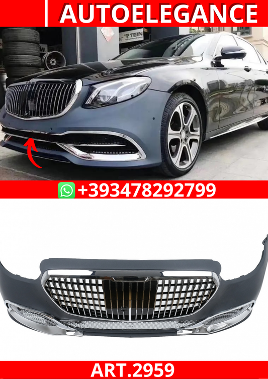 ART.2959 Paraurti anteriore adatto per Mercedes Classe E W213   2020-2023