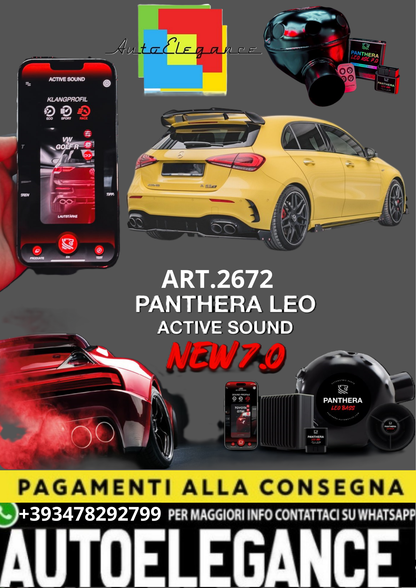 💥💣 ART.2672 PANTHERA SOUND SYSTEM ADATTO PER Mercedes-AMG A 45 S W177💣💥