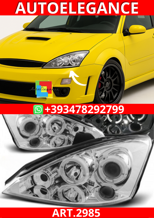 ART.2985  FORD FOCUS 11.01-10.04 ANGEL EYES CHROME