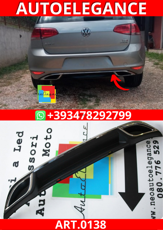 ART. 0138 DIFFUSORE GOLF 7 2012-2016 STANDARD LOOK 7.5