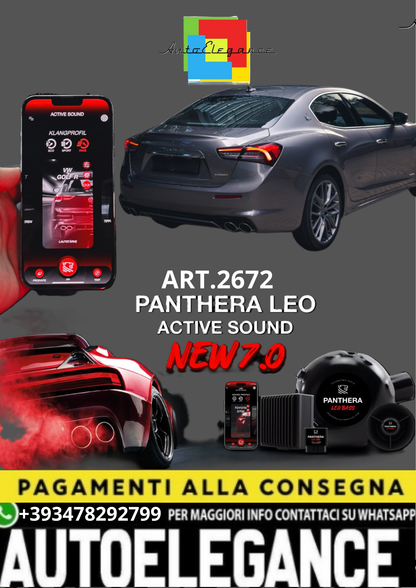 💥💣 ART.2672 PANTHERA SOUND SYSTEM ADATTO PER Maserati Ghibli, Levante💣💥