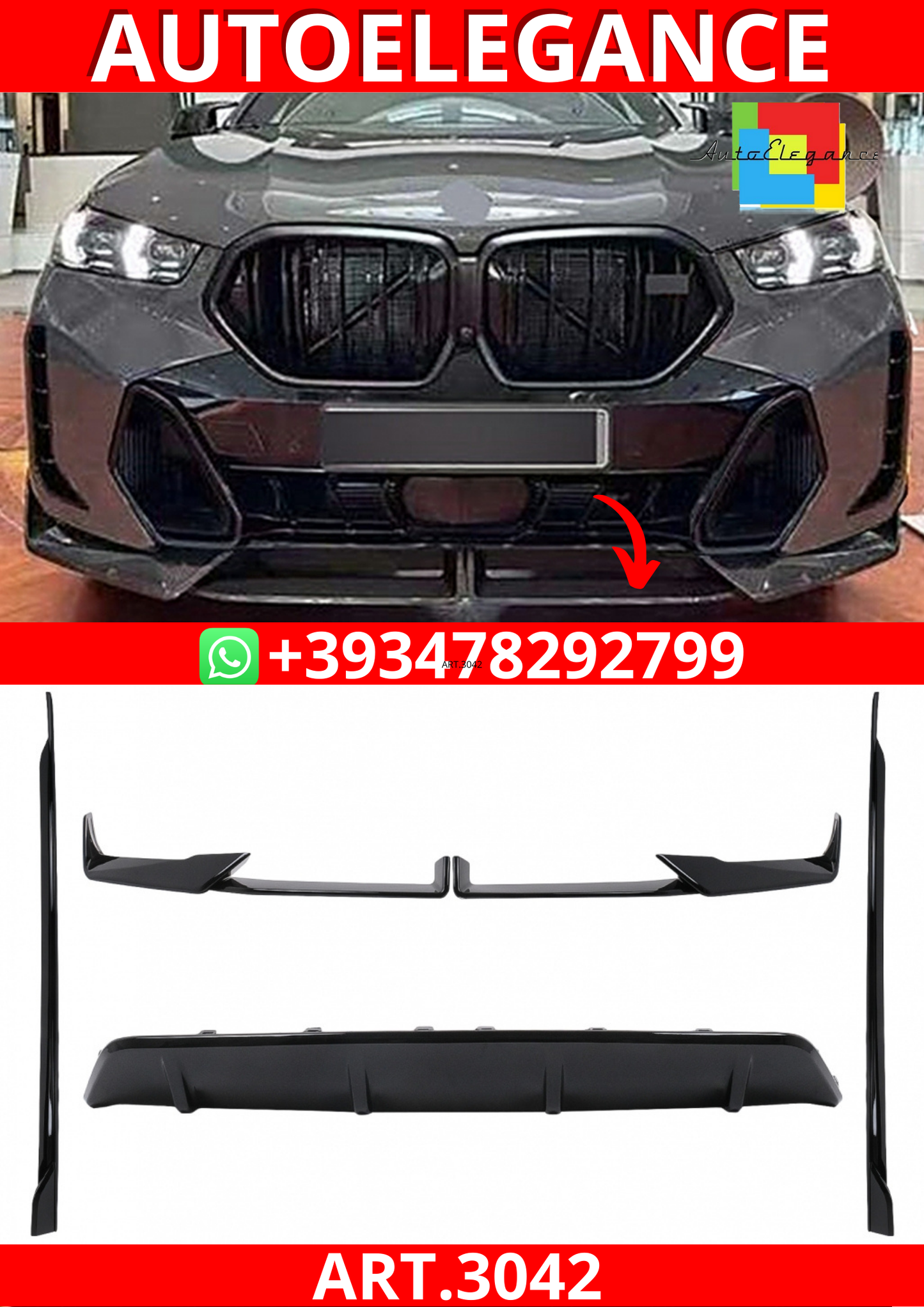 ART.3042  BODYKIT BMW X6 G06 LCI M-Sport (2024-)