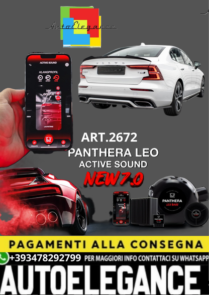 💥💣 ART.2672 PANTHERA SOUND SYSTEM ADATTO PER Volvo S60/V60💣💥