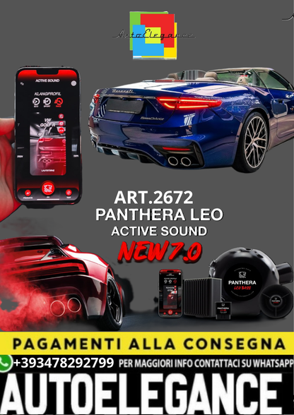 💥💣 ART.2672 PANTHERA SOUND SYSTEM ADATTO PER Maserati GranCabrio💣💥